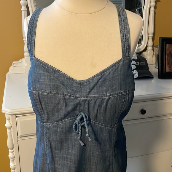 NWT Chambray sundress in size 14 petite - Picture 2 of 9